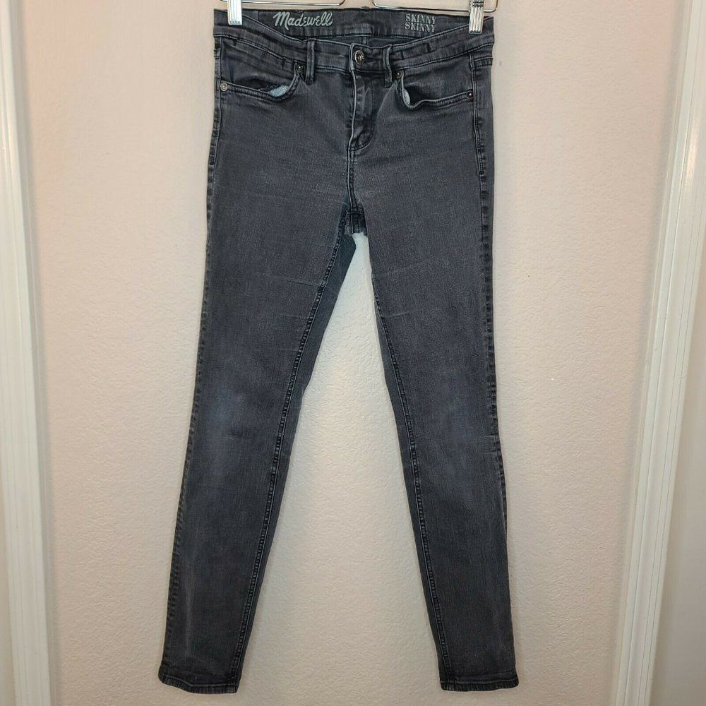 Madewell Jeans Size 29 Womens Black Denim Skinny Skinny Low Rise Jegging Stretch